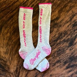 Pink Wrangler Socks
